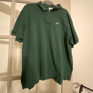 Lacoste Green short sleeved polo